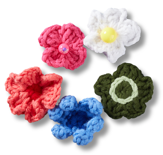 Crochet Floral Mix 5 Pack