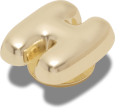 Gold Bubble Letter H