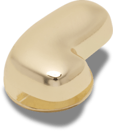 Gold Bubble Letter L