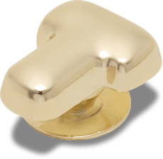 Gold Bubble Letter T
