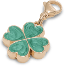 Gold Clover Charm