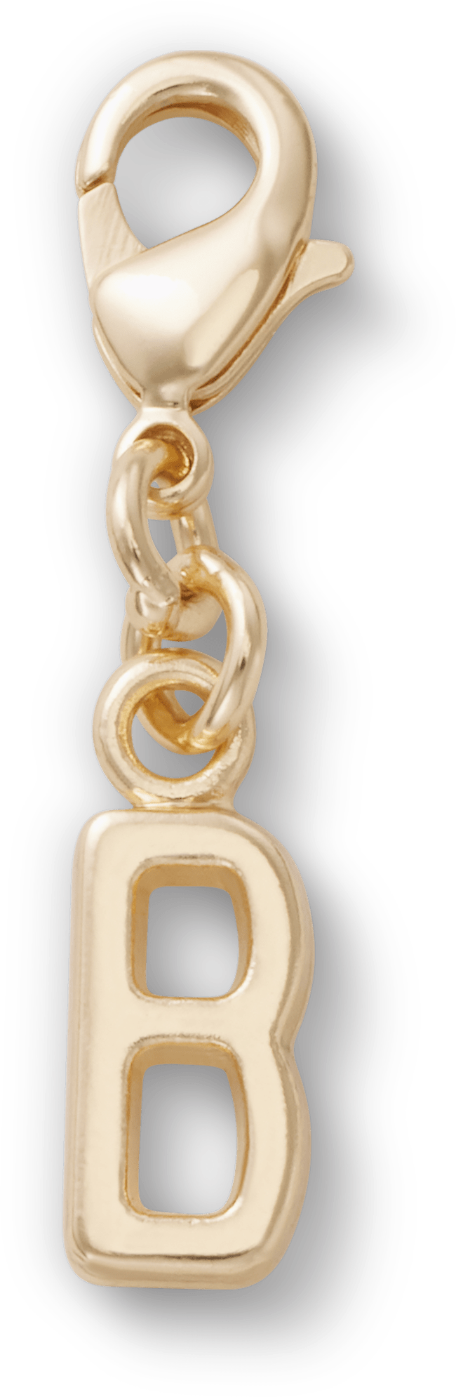 Gold Letter B Charm