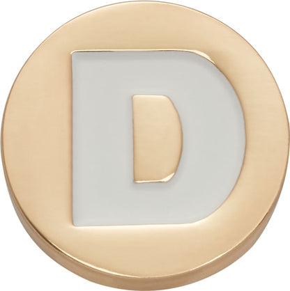 Gold Letter D