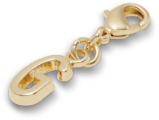 Gold Letter G Charm