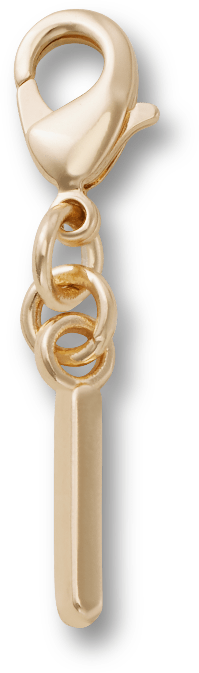 Gold Letter I Charm