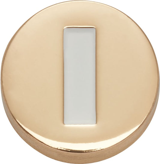 Gold Letter I