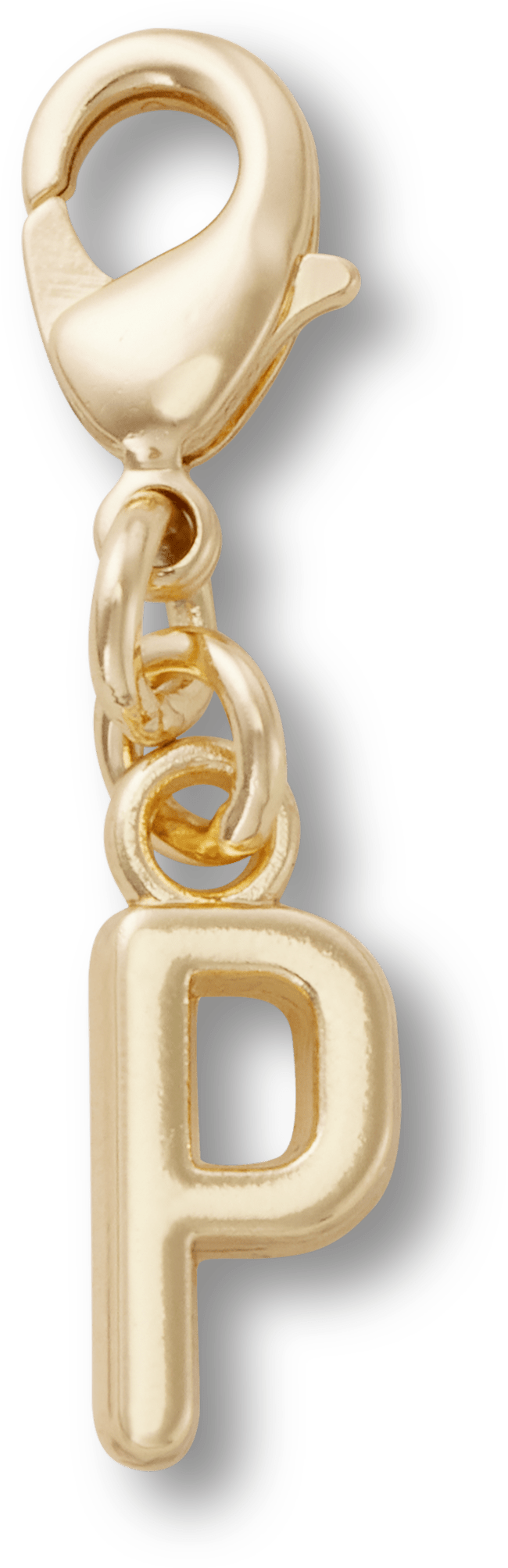 Gold Letter P Charm