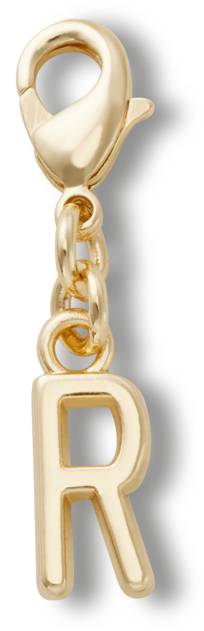 Gold Letter R Charm
