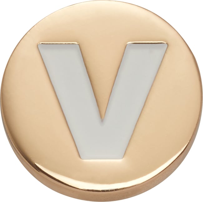 Gold Letter V