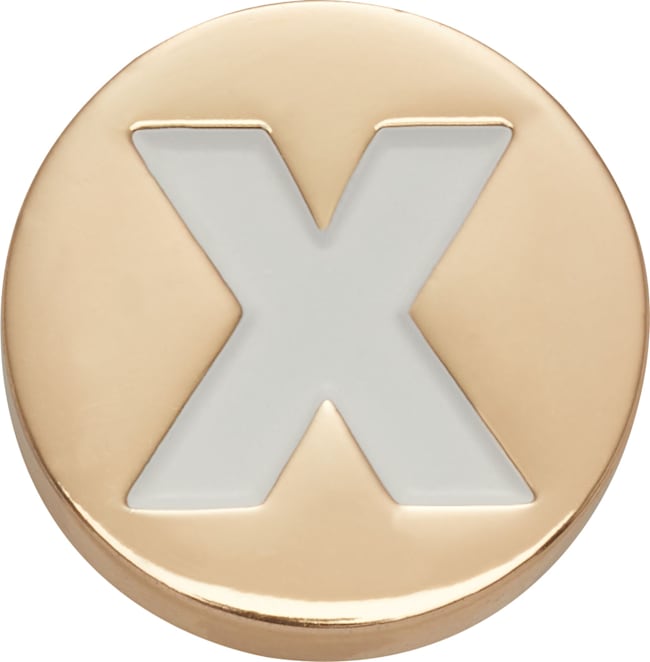 Gold Letter X