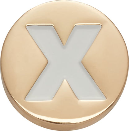 Gold Letter X