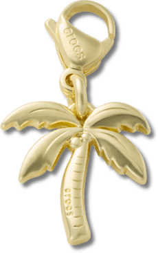 Gold Palm Tree Charm