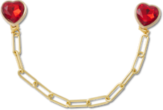 Gold Paperclip Bag Chain - Gold