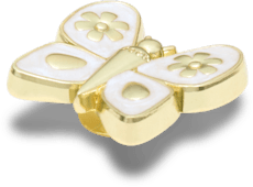 Gold Pearlized Butterfly