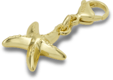 Gold Starfish Charm