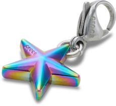 Iridescent Star Charm