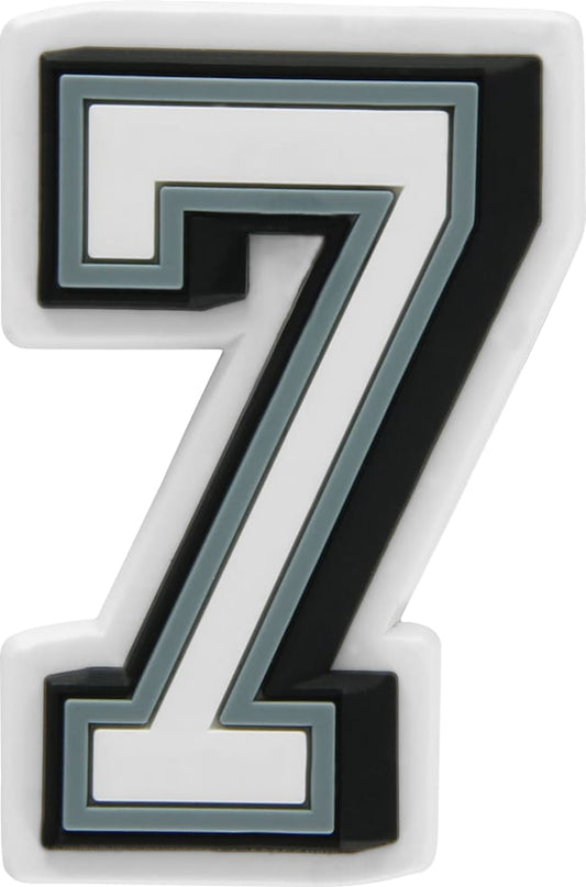 Jibbitz B&W Number 7