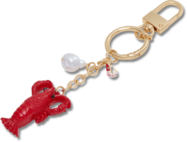 Lobster Bag Charm - Red
