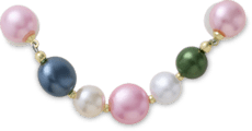 Multi Colored Pearl Chain