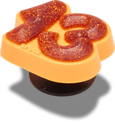 Orange Sparkly Number 13