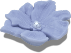 Periwinkle Flower with Pearl