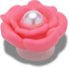 Pink Flower With Pearl Center