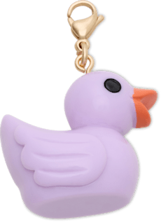 Purple Rubber Duck Charm