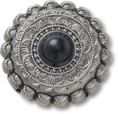 Silver and Black Emblem