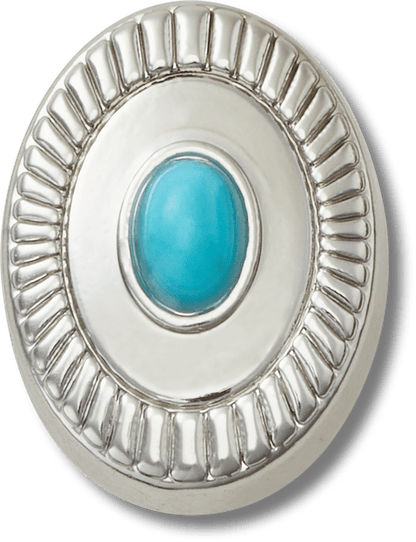 Silver Turquoise Emblem