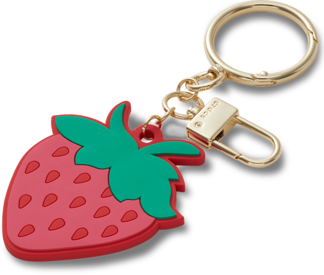 Strawberry Bag Charm Red - Red